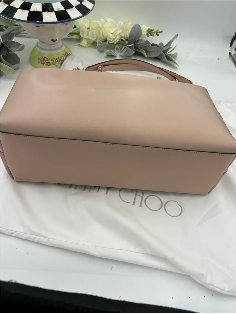 Women’s Jimmy Choo VARENNE large leather tote bag NWT